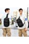 Waterproof Tactical Sling Shoulder Bag, Tripod Holder, 13L EDC Travel Work Bag, Army Green, 9585 - 4