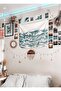 Wave Sea Ocean Patterned Wall Covering Great Wave Minimalist Home Decoration - 2