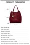 CHCH New Vintage-Style Large Capacity Printed Tote Bag Handbag - 4