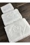 Bridal Model Bohça Heart Embroidered Promise Engagement Purse Dowry Box Set of 3 - 8