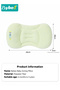 Toddler Pillow for Sleeping, Kids Pillows with Ergonomic Spine-Protective Design, Toddler Head Suppo - 8