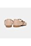 Women's Leather with Gold Accessories Mary Janes Leather Ballet Flats - 5