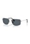 Rb 3779 004R5 56 Explorer 3 Unisex Square Gray Metal Sunglasses