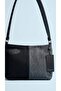 Women's Denim Shoulder Bag Denim Fabric Strap Bag - 2