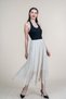 Women's Summer Stone Asymmetrical Cut Tulle Skirt with Elastic Waist Stylish Daily Comfortable 6881 - 5