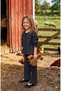 Jabber Bow Button Ruffle Waist Detailed Stylish Girls' Set