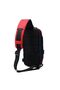 Anti-Theft Sling Crossbody Backpack for Men With USB Port, Reflective Details, Red, 9223 - 4
