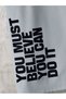 Men's Belive Printed Oversized Comfortable Daily Use Combed Cotton T-Shirt - 2