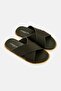 Men Slip On Cross Strap Arabic Sandals, Olive - 4