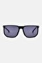 Men 206727 Geometric Sunglasses, Black