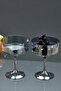 360 ml Set of 2 Borosilicate Glass Presentation Bowls with Footed Base Ckr3642 - 5