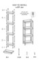 Bathroom Shower 4-Layer Plastic Corner Shelves Storage Unit for Bathroom Kitchen [Rust Proof] - 6
