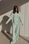 Mint Basic Örme Oversize Kadın Ev Giyim Takım - 6