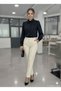 Italian Cut Black Office Shirt - 4