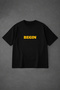 Oversized T-Shirt Begi̇n B Printed 100% P Cotton T-Shirt Comfortable Fit