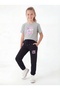 Round Neck T-Shirt and Long Sweatpants with Print Detail for Girls - Top and Bottom Set - 2