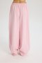 Scarlet Pink Cropped Tracksuit Set - 5