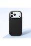 iPhone 18 Pro Max Compatible Case Camera Protector Black Patterned Silicone Lover Couple Phone Case