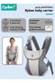 Baby Carrier, Baby Wraps Carrier with 2 Bibs and 2 Rattle Toys Set, Ergonomic Babywearing, Adjustabl - 7