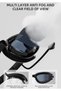 6-in-1 Anti-Fog Swimming Goggles Set Waterproof Phone Case Men Women Black - 7