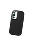 Black Silicone Case Compatible with Samsung Galaxy S23 Fe with Shock-Absorbing Camera Protections - 3