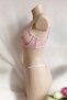 Women's Light Pink Lace Detailed Lingerie Set - 4