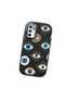 Oppo A55 4g Compatible Shock-Absorbing Camera Protected Black Silicone Case Evil Eye Charm - 3