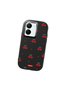 Vivo Y77T/Y78M Compatible Shock-Absorbing Camera Protected Black Silicone Case Cherry Patterned - 3