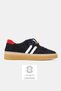 Women's Dark Blue S Suede Genuine Natural Leather Leather -41 Number Lace-Up Snea Sneakers Kkabi