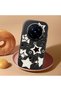 Vivo X200 Pro Compatible Shock-Absorbing Camera Protected Black Silicone Case Star Pattern - 2