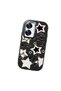 Realme C55 Compatible Shock-Absorbing Camera Protected Black Silicone Case Star Pattern - 3