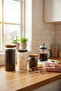 3-Piece Borosilicate Glass Vacuum Jar with Acacia Lid 500Ml-700Ml-1000Ml - 4