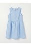 Crew Neck Floral Print Girls' Dress (S6)