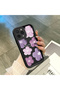 iPhone 13 Pro Max Compatible Luxury and Stylish Flower Petal Patterned Silicone Phone Case