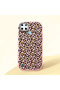 Realme C25Y/C21Y Compatible Shock-Absorbing Camera Protected Pink Silicone Case Leopard Printed I