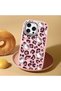 iPhone 16 Pro Max Compatible Shock-Absorbing Camera Protected Pink Silicone Case Kitty - 3
