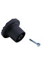 Button Single Screw Drawer Kitchen Furniture Cabinet Cupboard Handle Metal Handles Black Handle - 4