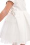 Baby Girl Bow Detail and Birthday with Headband - Party Dress 6-24 Months 36169Pr-Ecru - 7
