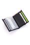 Elastic Dark Green Color Card Holder Wallet - 4