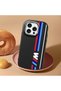 iPhone 15 Pro Max Compatible Black Silicone Case with Shock-Absorbing Camera Protections Bmw Patterned - 3