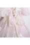 Girl's Sequined Lined Balloon Sleeve Party Dress - 3