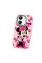 Redmi 13C 4G/5G Compatible Shock-Absorbing Camera Protected Pink Silicone Case Mickey Patterned - 3