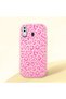 Samsung Galaxy A20 Compatible Shock-Absorbing Camera Protected Pink Silicone Case Leopard Printed I