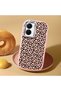 Vivo Y16/Y02S Compatible Shock-Absorbing Camera Protected Pink Silicone Case Leopard Printed I - 2