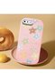 Pink Silicone Case with Shock-Absorbing Camera Protections Compatible with iPhone 7 Plus/8 Plus Floral Print - 2