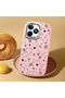 Realme Note 50 Compatible Shock-Absorbing Camera Protected Pink Silicone Case Heart Pattern - 2