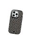iPhone 16 Pro Compatible Black Silicone Case with Shock-Absorbing Camera Protections Leopard Printed I - 3