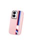 Vivo Y16/Y02S Compatible Shock-Absorbing Camera Protected Pink Silicone Case Bmw Patterned - 3