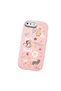Pink Silicone Case with Shock-Absorbing Camera Protections Compatible with iPhone 7 Plus/8 Plus Stylish Print - 3