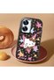 Realme C55 Compatible Shock Absorbing Camera Protected Black Silicone Case Kitty - 2